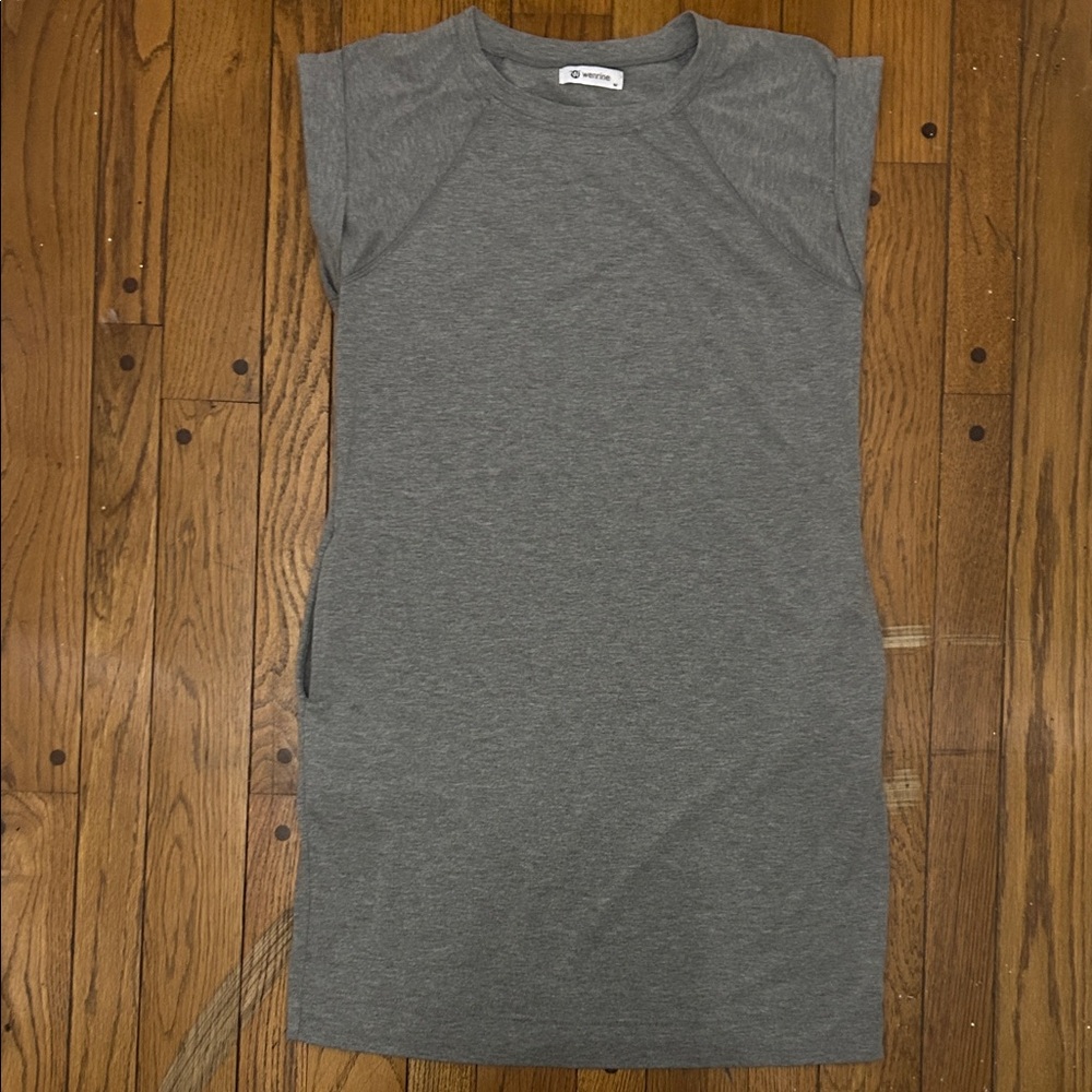 Gray Sleeveless Women's Dress